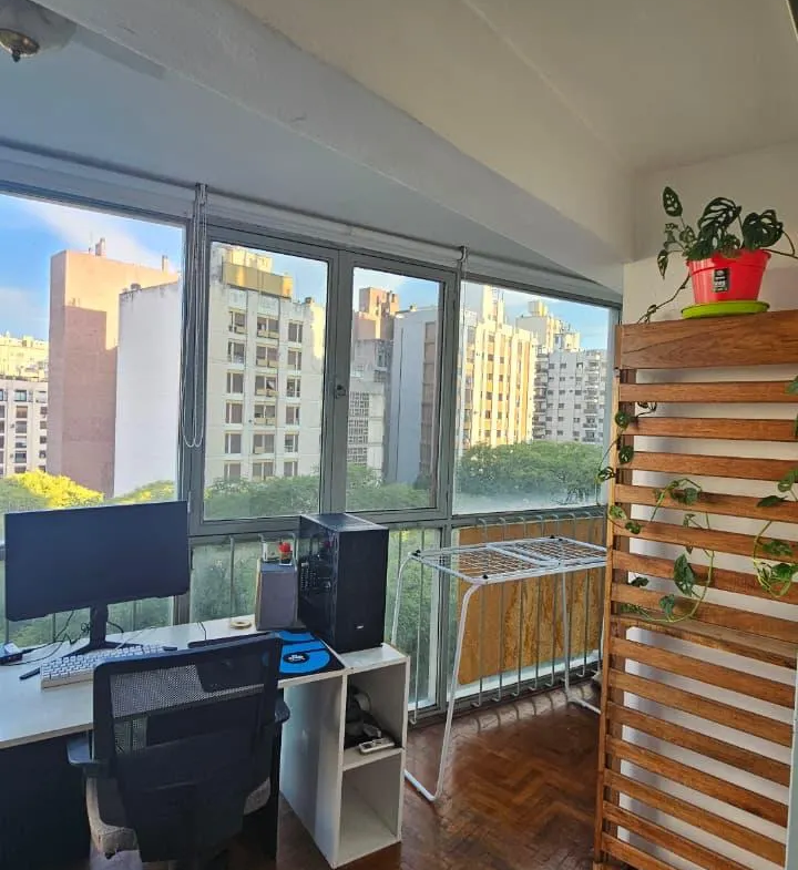 CAÑADA MTS COLÓN, (CENTRO) EXTERNO, 1DORM, LUMINOSO CON VISTA ABIERTA Y ESPACIO IDEAL HOME OFFICE