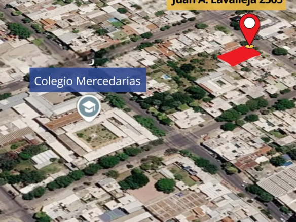 Alta Córdoba Retazado TERRENO 225 m2 LAVALLEJA 2365 , Recibo MtsZona Mercedarias